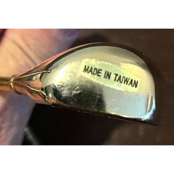 Mini Gold-Plated Golf Club Crossed Desk Business Card holder or Ornament - 4" - - Picture 8 of 8